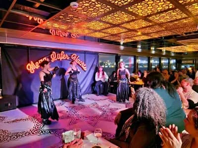 Bosphorus Dinner Cruise and Show with VIP Lounge, VIP Menu, Soft Drink and Meeting Point on Private Tables 2